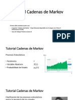 Tutorial Cadenas de Markov PDF