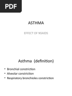 Asthma: Effect of Nsaids