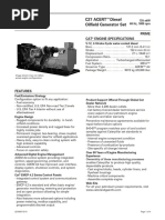 C27 Acert Diesel Oilfield Generator Set: CAT Engine Specifications Prime