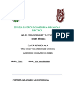 REDES BÁSICAS CLASE No. 4 SUBNETTING (CREACIÓN DE SUBREDES) PDF