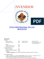 Diap Ética Profesional en Los Negocios para Examen de Medio Término