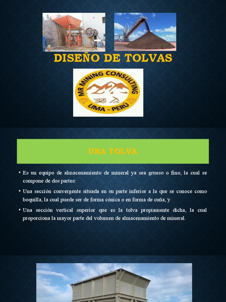 Diseno de Tolvas | PDF | Minerales | Densidad