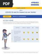 COVID-19 and Its Impact On Our Family : English: Level A2