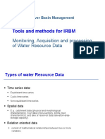 Tools and Methods For IRBM: Monitoring, Acquisition and Processing of Water Resource Data