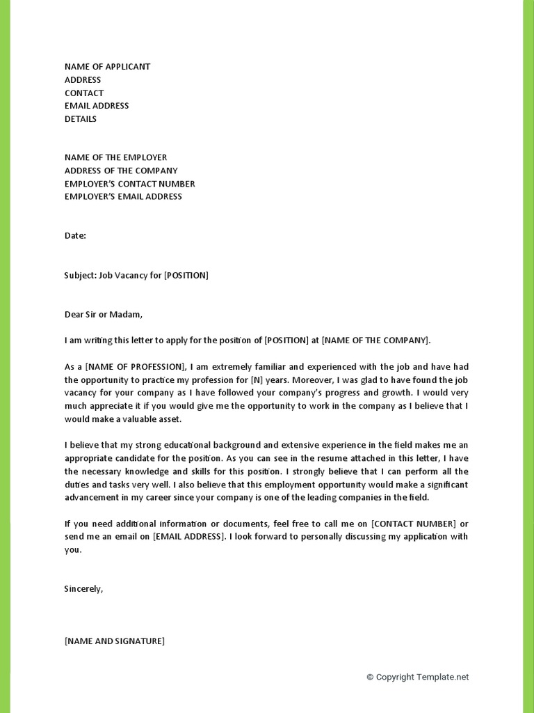 Sample motivation letter for job application doc discount