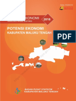 Analisis Hasil Listing Sensus Ekonomi 2016 Potensi Ekonomi Kabupaten Maluku Tengah