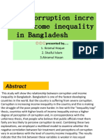 Corruption and Income Inequality in Bangladesh