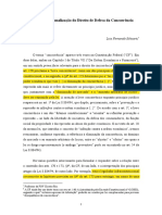 SCHUARTZ, Luis Fernando. A Desconstitucionalização Do Direito de Defesa Da Concorrência