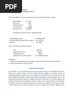 Latihan Segmented Reporting Absorption Costing Vs Variable Costing