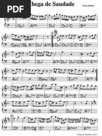 CHEGA DE SAUDADE
