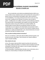 Download Patient Handling Techniques by bebicutz SN46676325 doc pdf