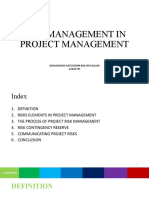Risk Management in Project Management (Project Management)