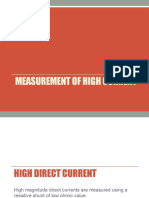 Measurement of High Current