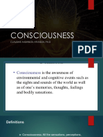 Consciousness: Claudine Anderson-Atkinson, PH.D