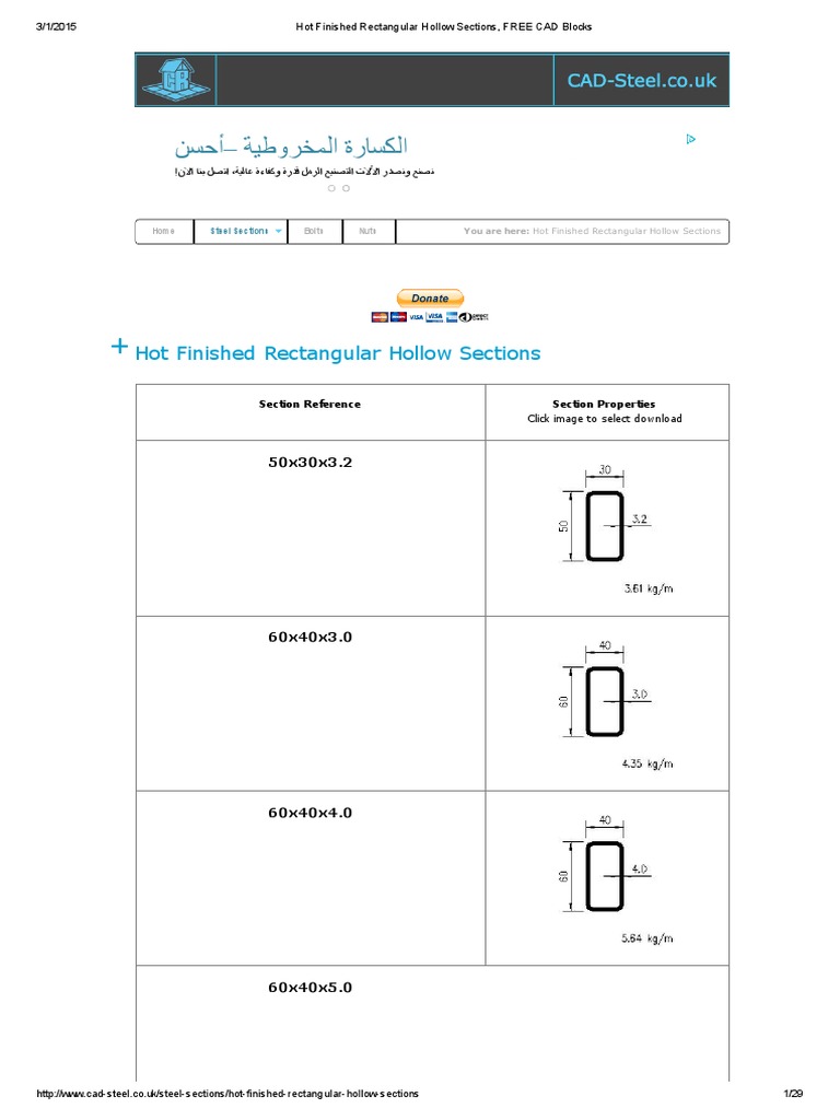 Hot Finished Rectangular Hollow Sections | PDF | Business