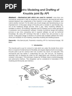 Parametric Modeling and Drafting of Knuckle Joint by API