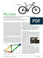 Ply-Cycle: Ansys Composite Preppost Assists in Efficient, Cost-Effective Design of A Carbon-Fiber-Based Bicycle Frame