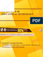 3importance of Educational Technology