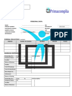 Application Form PRIMACOMPLIA
