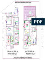 First Floor Plan AREA - 101.73 SQM Ground Floor Plan AREA - 134.60 SQM