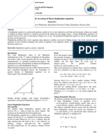 A Study On System of Linear Diophantine Equations