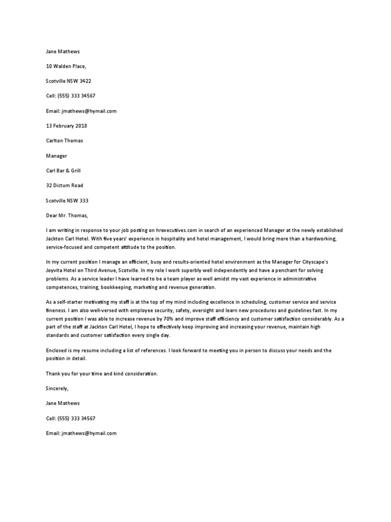 Sample of application letter pdf