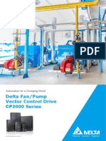 Delta Fan/Pump Vector Control Drive CP2000 Series: Automation For A Changing World