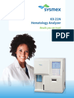 KX-21N Hematology Analyzer: Results You Can Trust!