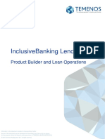 Inclusivebanking Lending: Product Builder and Loan Operations