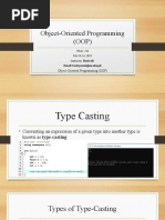 Object-Oriented Programming (OOP)