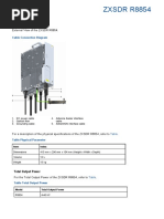 ZXRAN R9224E M1821 Product Description | PDF | Lte