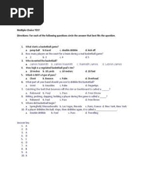 Multiple Choice TEST