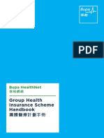 Group Health Insurance Scheme Handbook: Bupa Healthnet