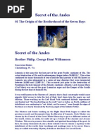 Secret of the Andes 01 Origin of White Brotherhood of 7 Rays