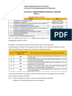 M Tech - DS AI - Important Datesres