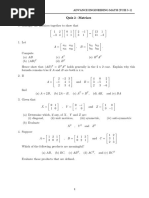 Quiz 2 - Matrices: Advance Engineering Math (Tcie 3-1)