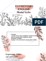 English PPT Modals