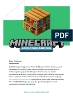 Minecraft Education Edition Build Challenges - ID PDF