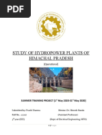 Study of Hydropower Plants of Himachal Pradesh