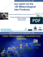 Status Report On The INSAT-3D Meteorological Data Products