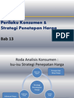 Pertemuan 13 Perilaku Konsumen Dan Strategi Penetapan Harga