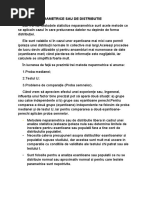 METODE NEPARAMETRICE SAU DE DISTRIBUTIE