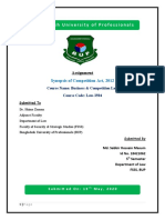 Bangladesh Competition Act Synopsis