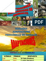 Adaptaciones Fisiologicas Animales