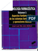 Tecnología Farmacéutica Volumen I: Aspectos Fundamentales