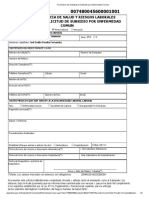 Formulario de Solicitud de Subsidio por Enfermedad Comun