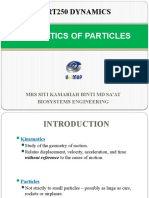 Ert250 Dynamics: Kinematics of Particles