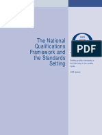 The National Qualifications Framework and The Standards Setting