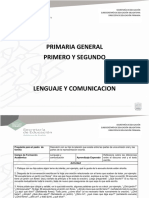 Primaria General Lenguaje y Comunicación Primero y Segundo PDF