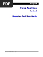 Video Analytics V4 Reporting Tool User Guide